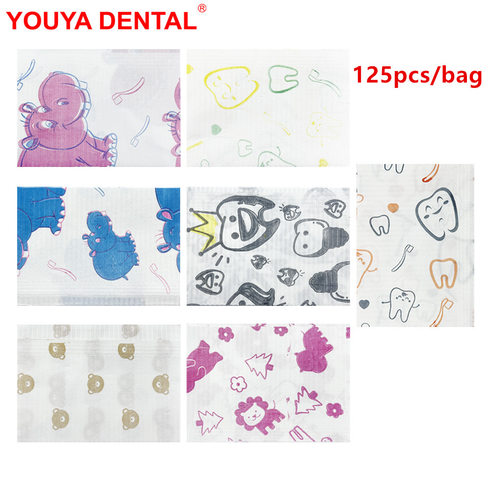 Table Cloth Disposable - 125 stücke Kinder Dental Lätzchen Einweg