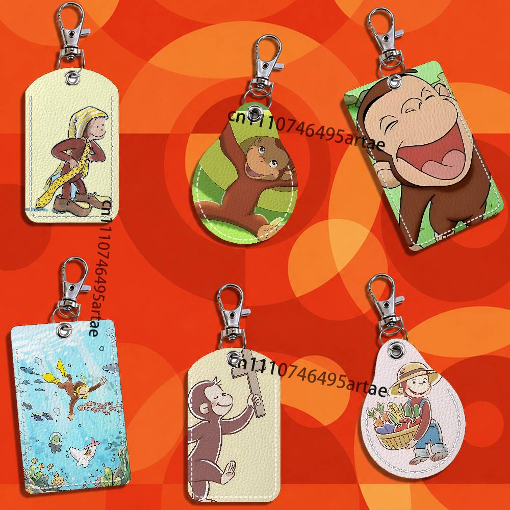 Party Favor Bag - Niedlicher Neugieriger Affe George Kartenhalter Schlüsselanhänger