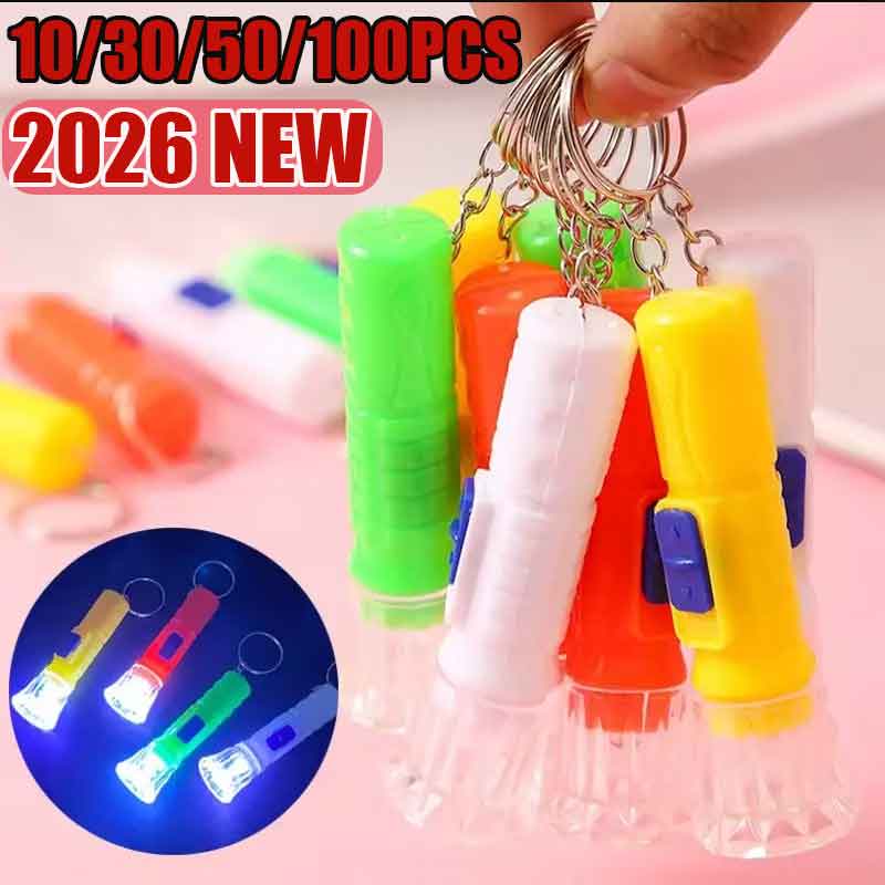 Party Favor Bag - 10/30/50/100 Stück Mini-LED-Taschenlampen für Kinder, Spielzeug