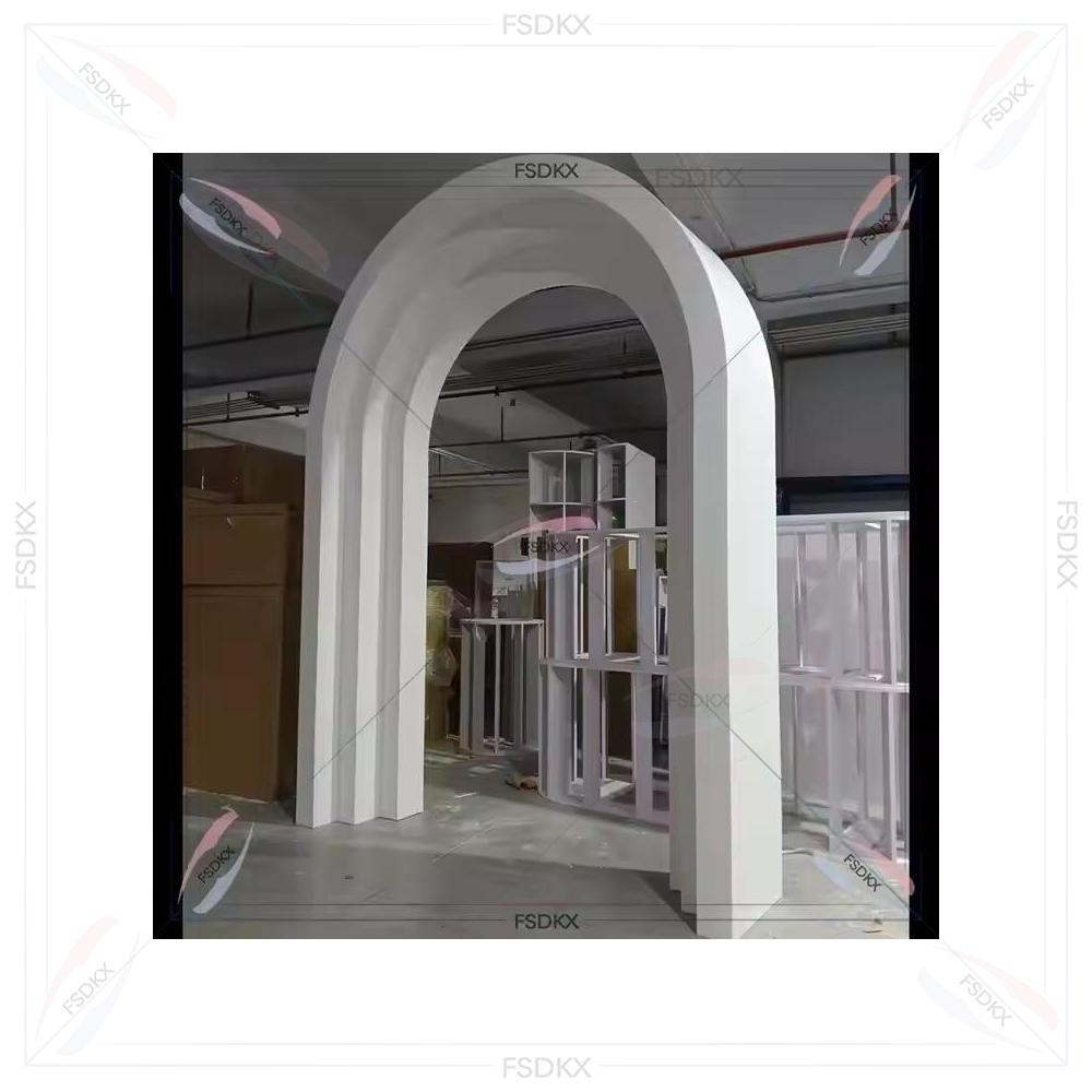 Party Event Supplier - Luxuriöser Weißer PVC-Acryl-Wandhintergrund Hochzeits-Hintergrund von Chinesischem