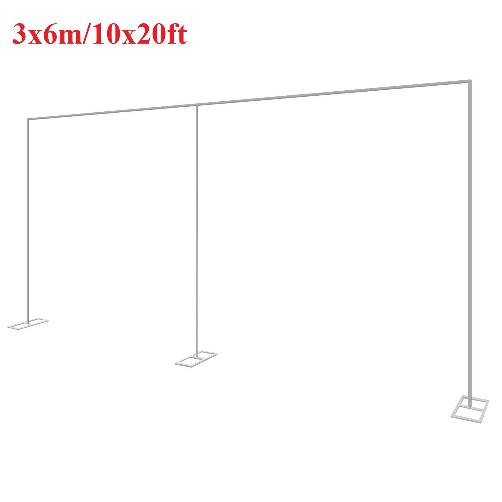 Photo Booth Frame - 3x6m/10x20ft Metall Hochzeit Bogen Ständer Heavy