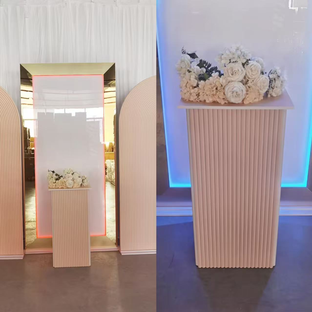Party Event Supplier - Leuchtendes Hintergrund-Set für Babyparty-Dekoration, luxuriöse Hochzeitslieferanten,