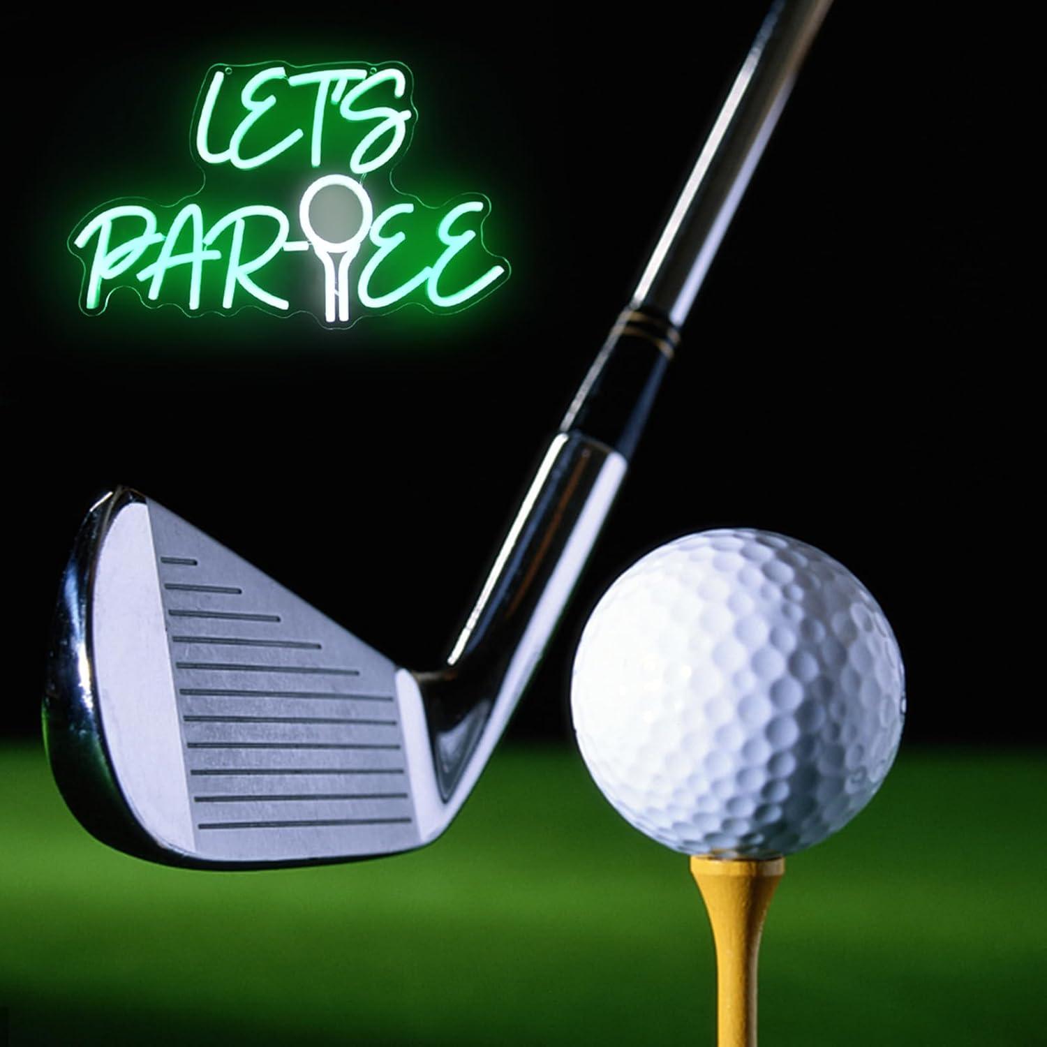 Let's Par Tee Neon-Schild Golf – Neon Sign Party Bewertung und Preis