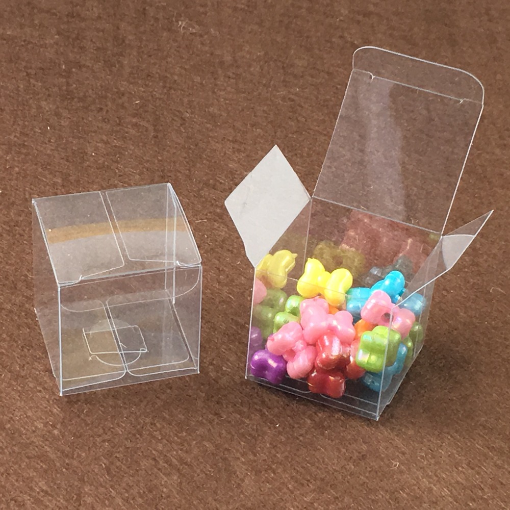 50 stücke 9*9*9 cm durchsichti – Event Party Box Bewertung und Preis