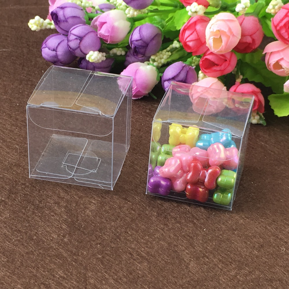 50 stücke 9*9*9 cm durchsichti – Event Party Box Bewertung und Preis