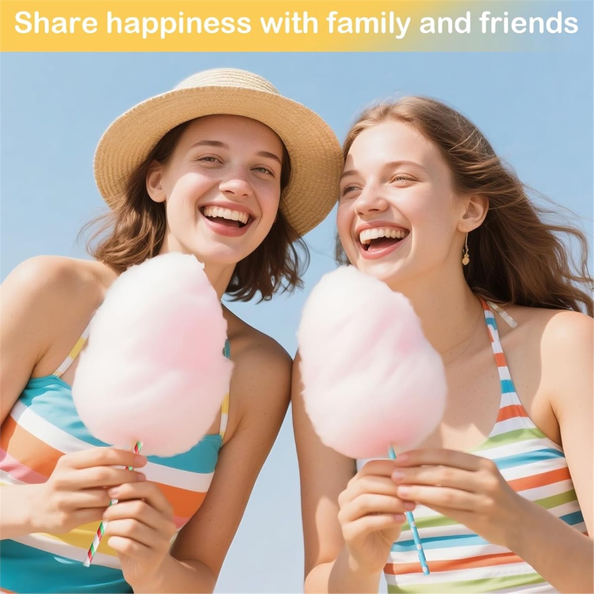 ABZT 200 Stück Zuckerwatte-Stä – Cotton Candy Cone Bewertung und Preis