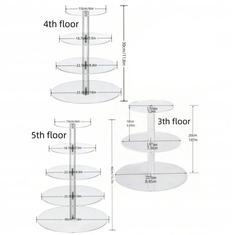 Klarer Acryl-Cupcake-Halter mi – Cupcake Stand Tier Bewertung und Preis