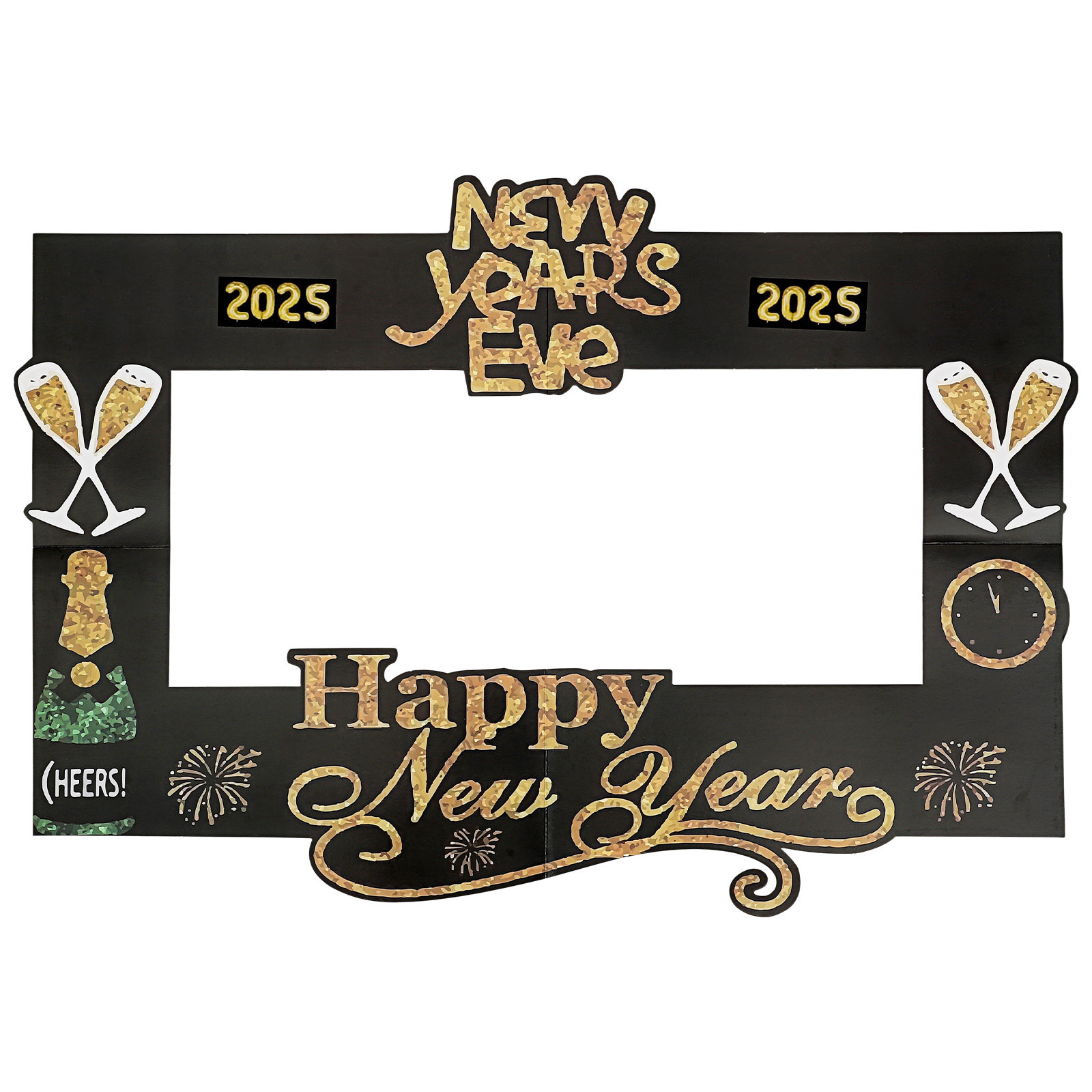 2025 Neujahrs-Fotorequisiten-H – Photo Booth Frame Bewertung und Preis