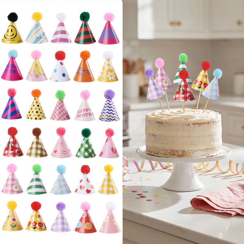15/30 Stück Mini-Partyhüte, Ku – Party Hat Cone Bewertung und Preis