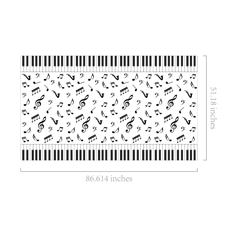 1 Stück Musiknoten-Tischdecke, – Table Cloth Disposable Bewertung und Preis