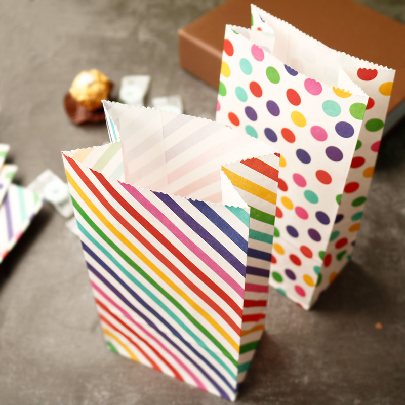 Kleine Papiertüten Regenbogen  – Event Party Box Bewertung und Preis