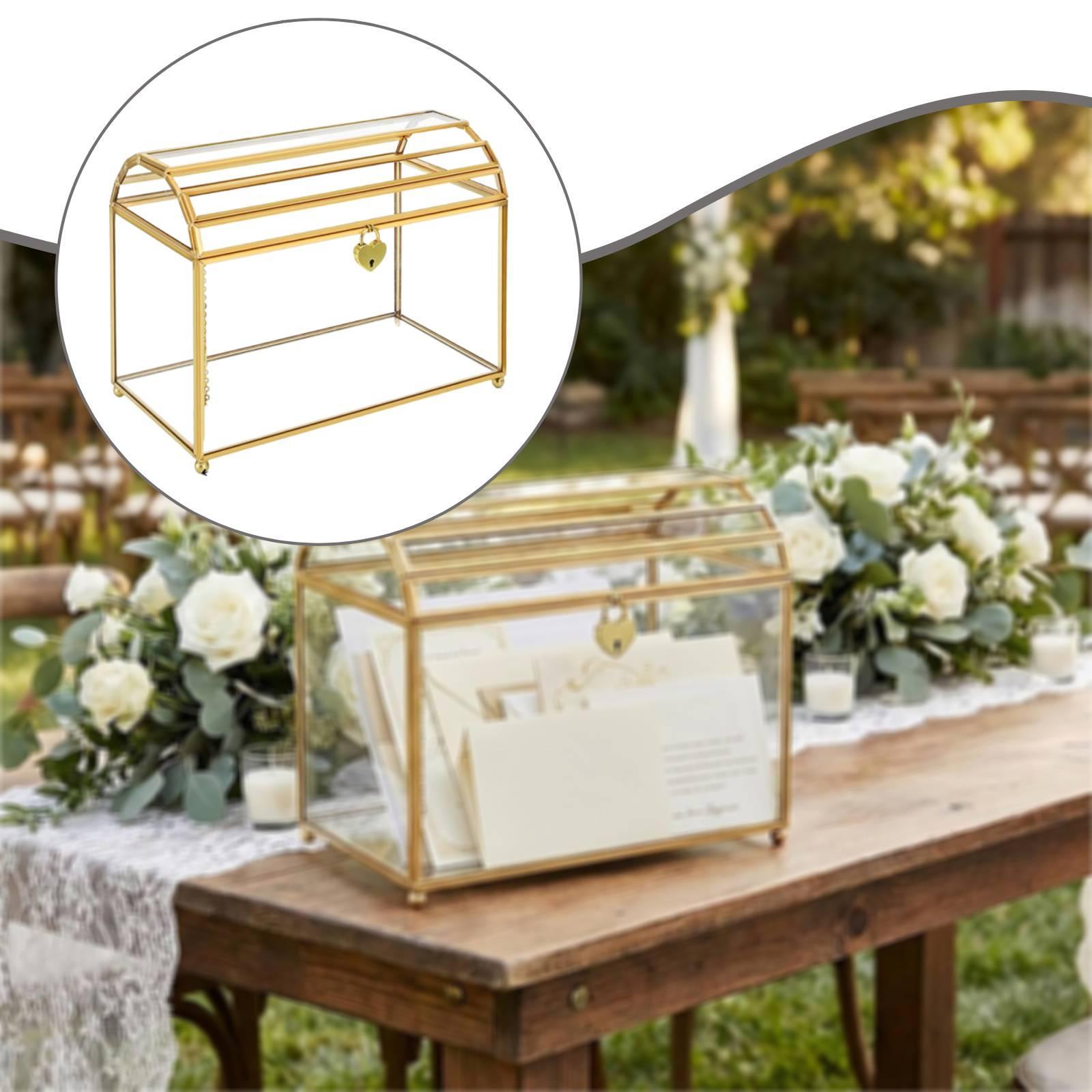 Glas-Hochzeitskartenbox, Aufbe – Event Party Box Bewertung und Preis