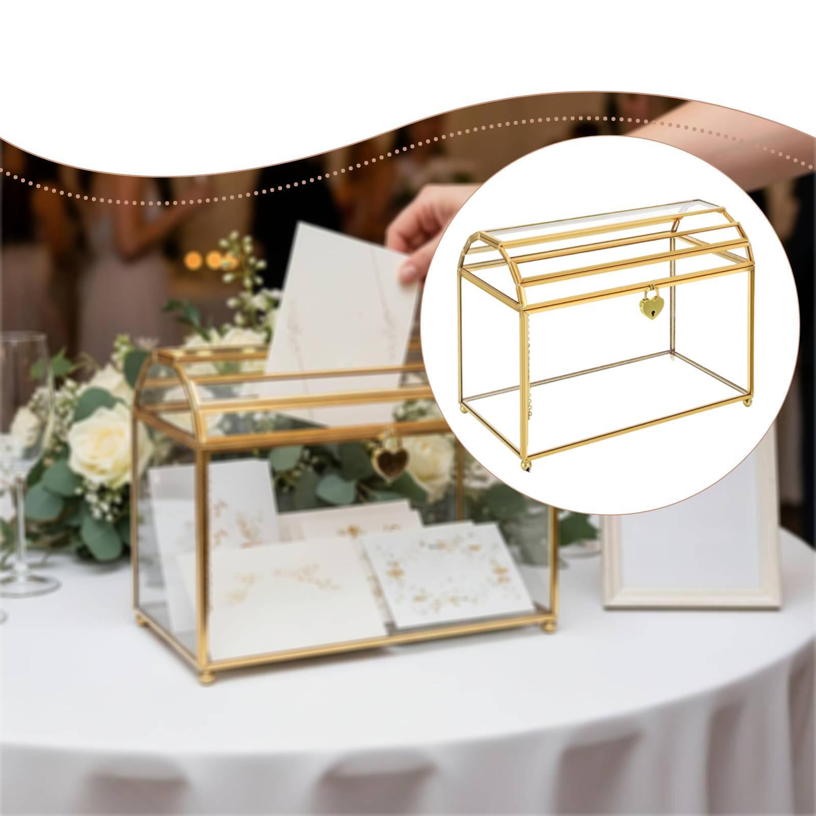 Glas-Hochzeitskartenbox, Aufbe – Event Party Box Bewertung und Preis