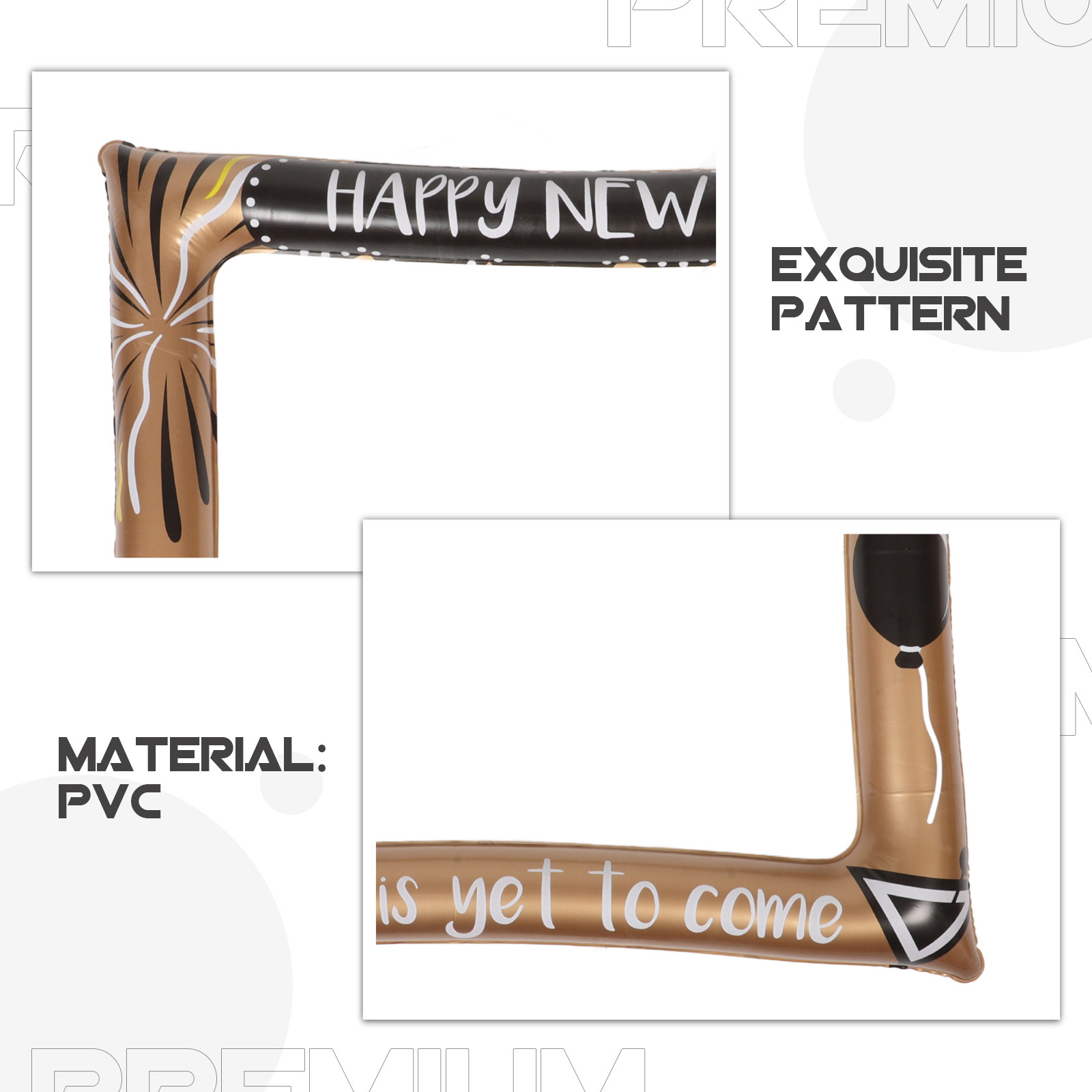 Aufblasbarer „Frohes Neues Jah – Photo Booth Frame Bewertung und Preis