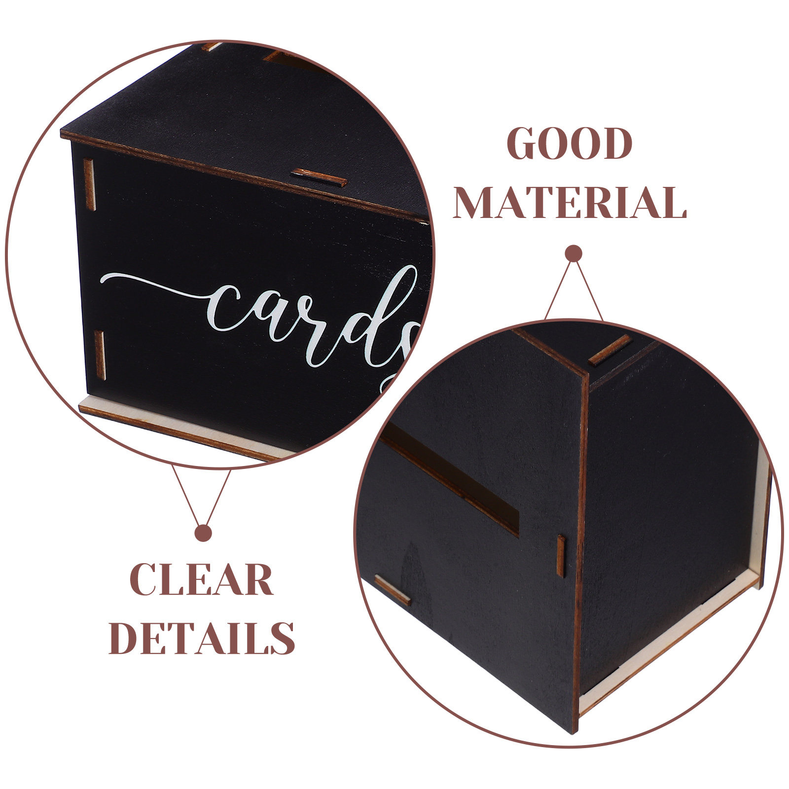 Hölzerne Hochzeitskarten-Box R – Event Party Box Bewertung und Preis