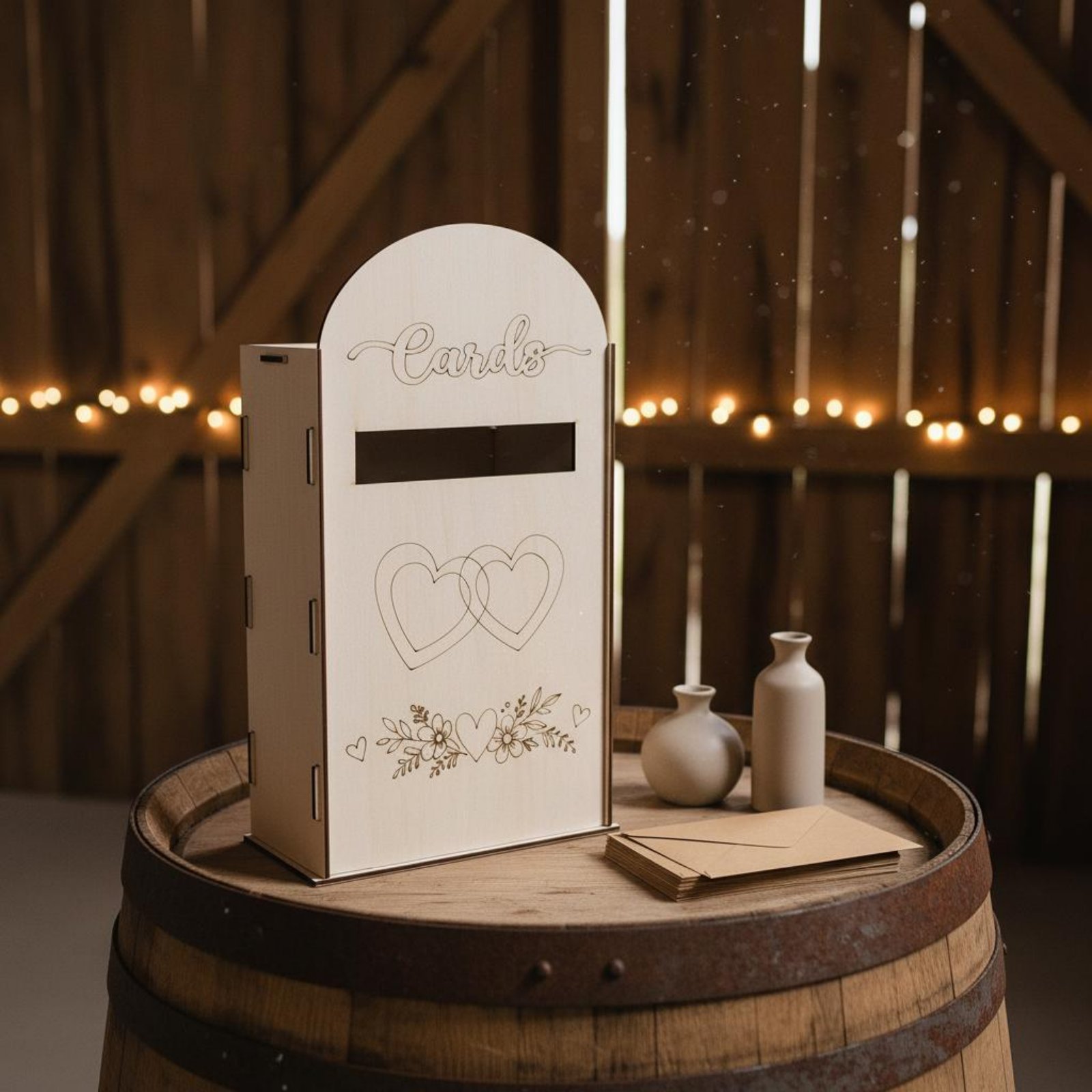 Hölzerne Hochzeitskarten-Box m – Event Party Box Bewertung und Preis