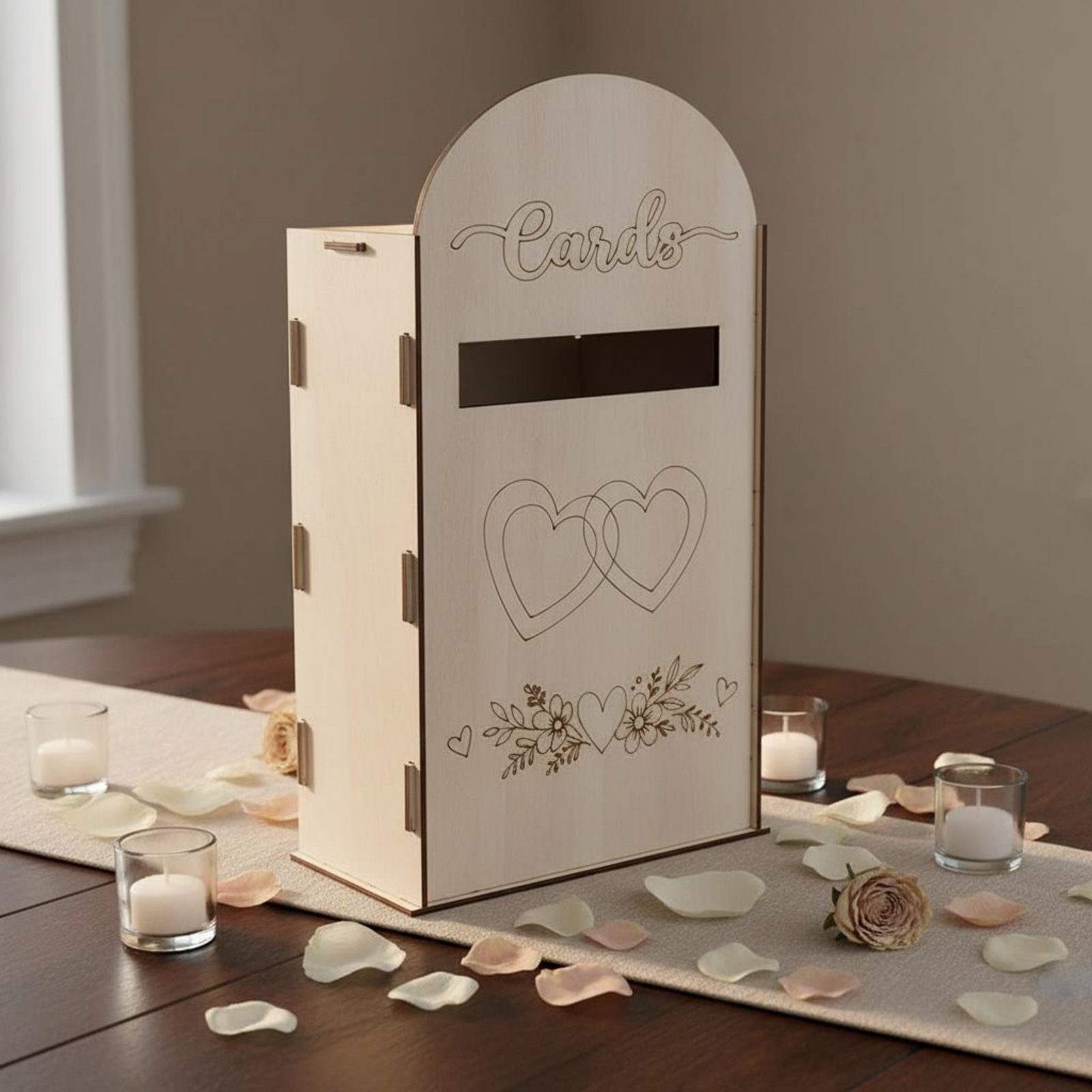 Hölzerne Hochzeitskarten-Box m – Event Party Box Bewertung und Preis