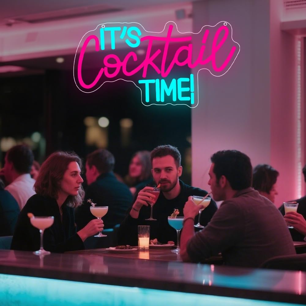Cocktails Neonschild USB-Betri – Neon Sign Party Bewertung und Preis
