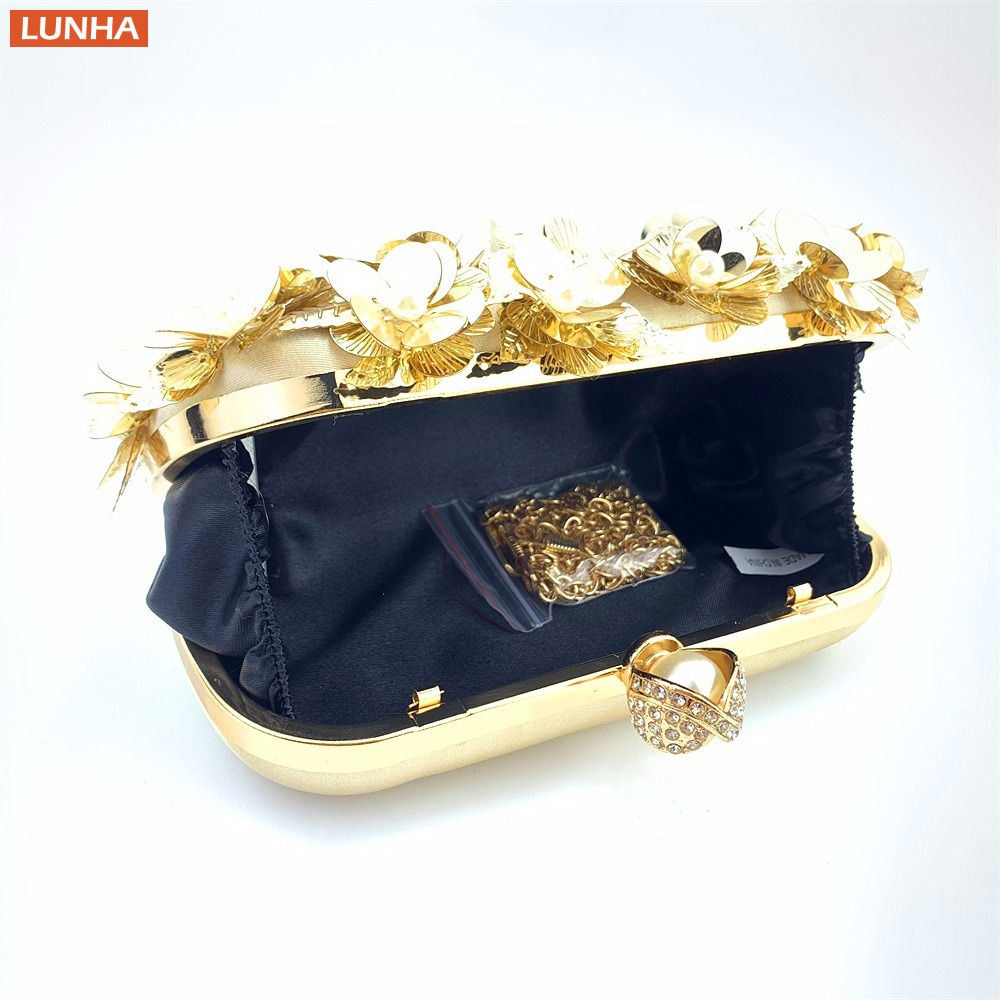 Damen Luxus Perlen Clutch Box  – Event Party Box Bewertung und Preis
