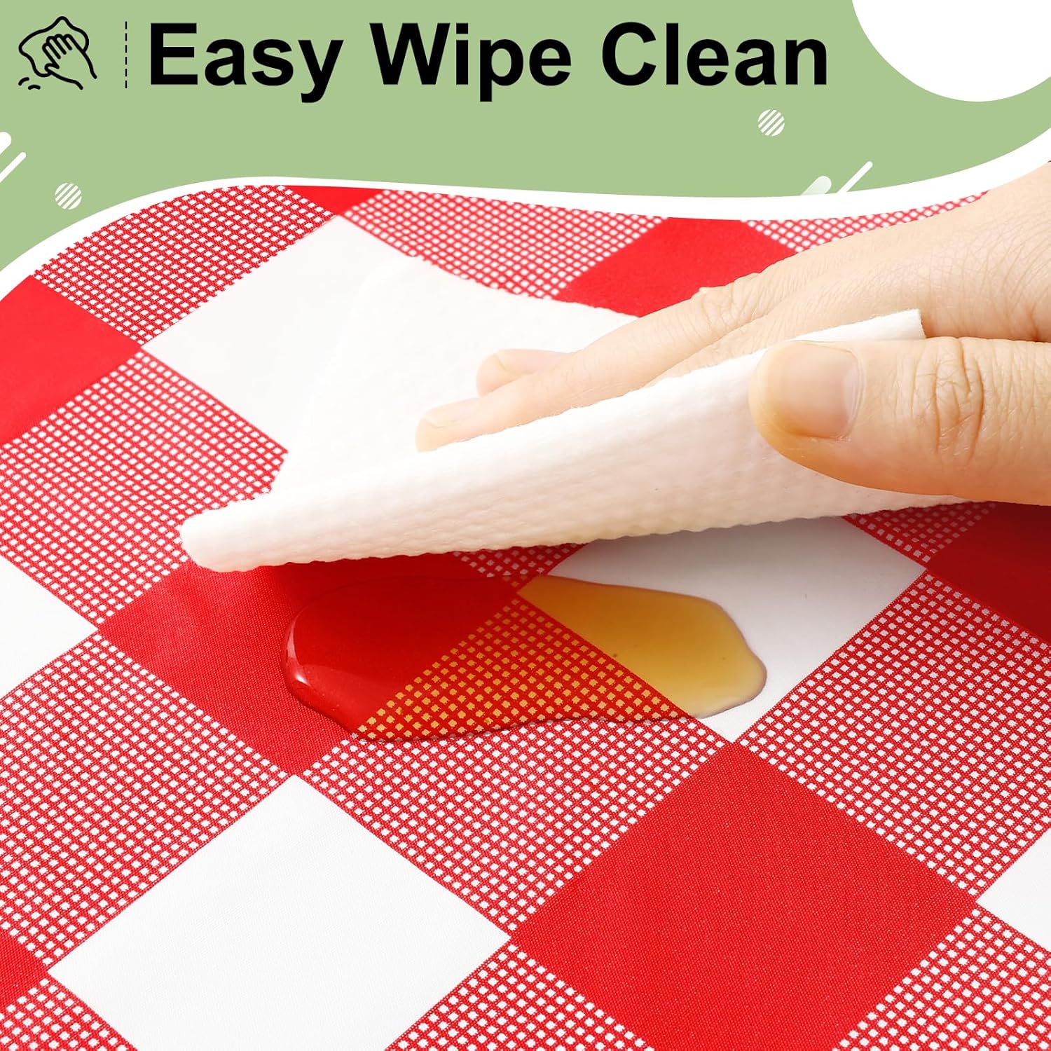 Rechteckige rot-weiß karierte  – Table Cloth Disposable Bewertung und Preis