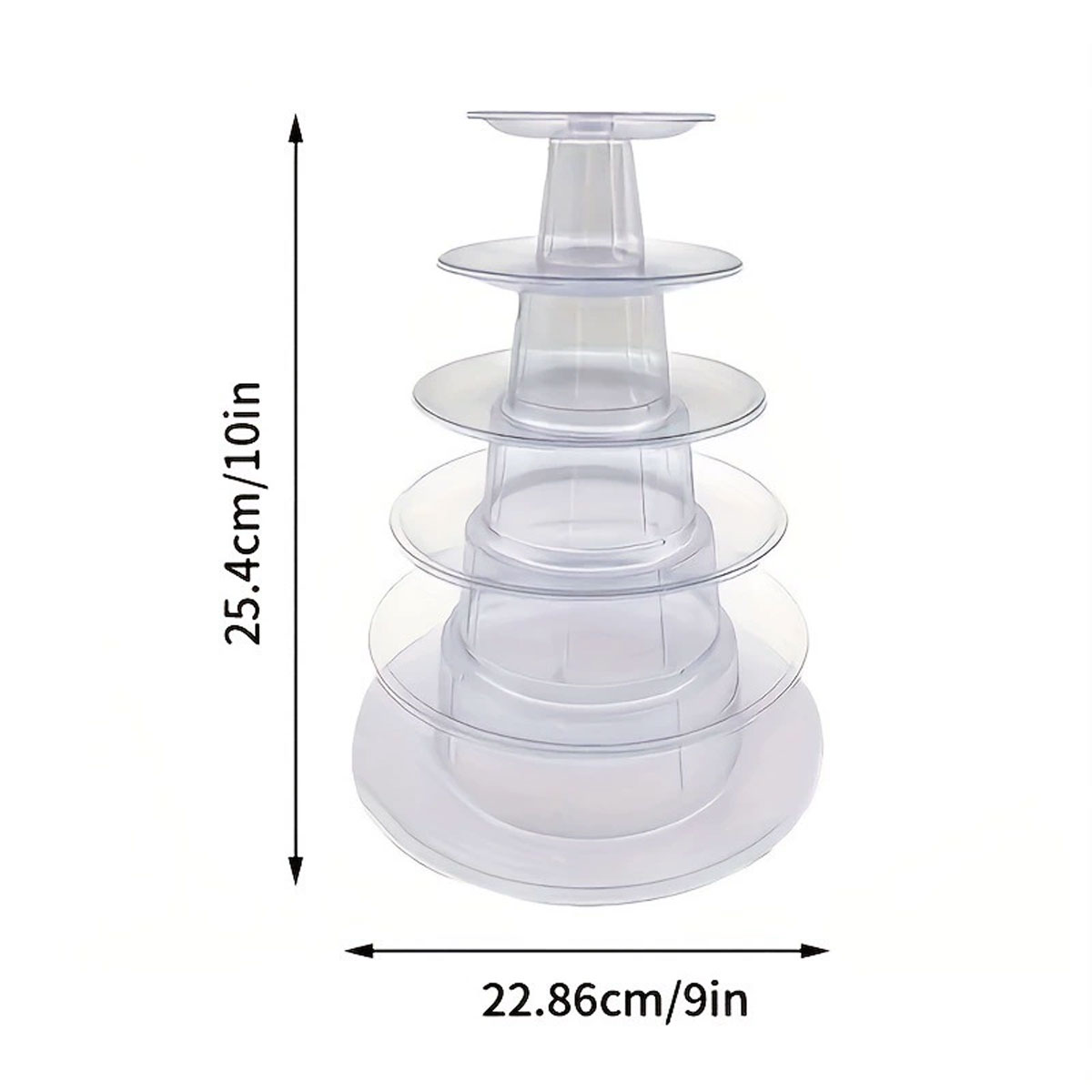 1 Stück 6-stufiger runder Kuch – Cupcake Stand Tier Bewertung und Preis