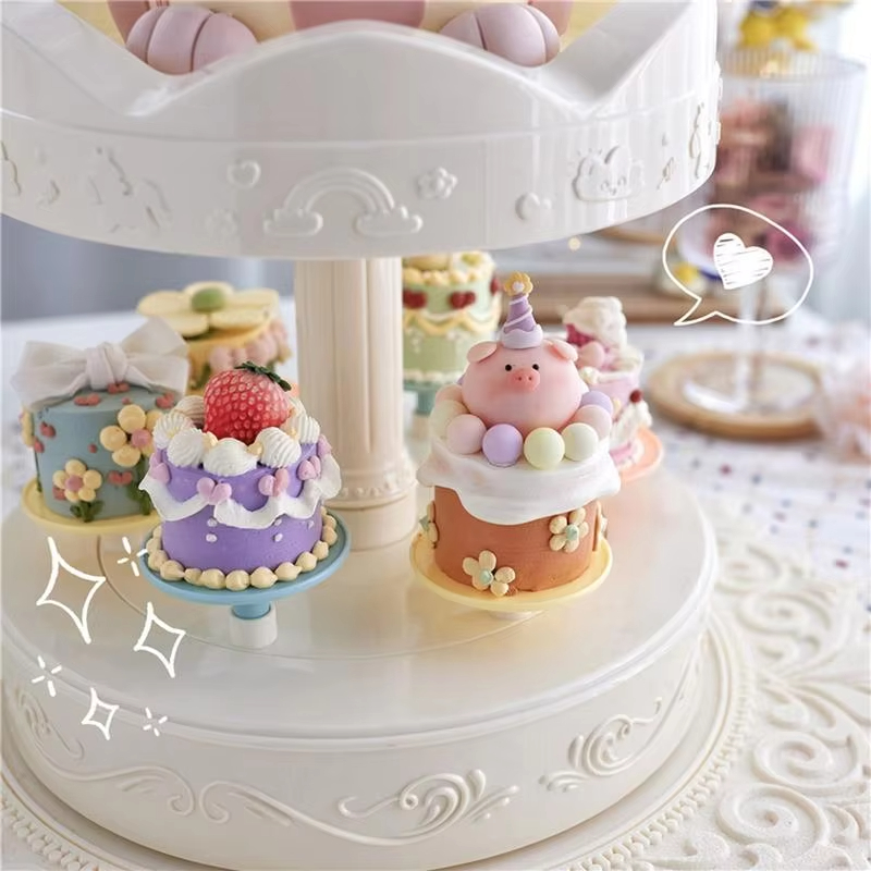 2-stufiger automatischer rotie – Cupcake Stand Tier Bewertung und Preis