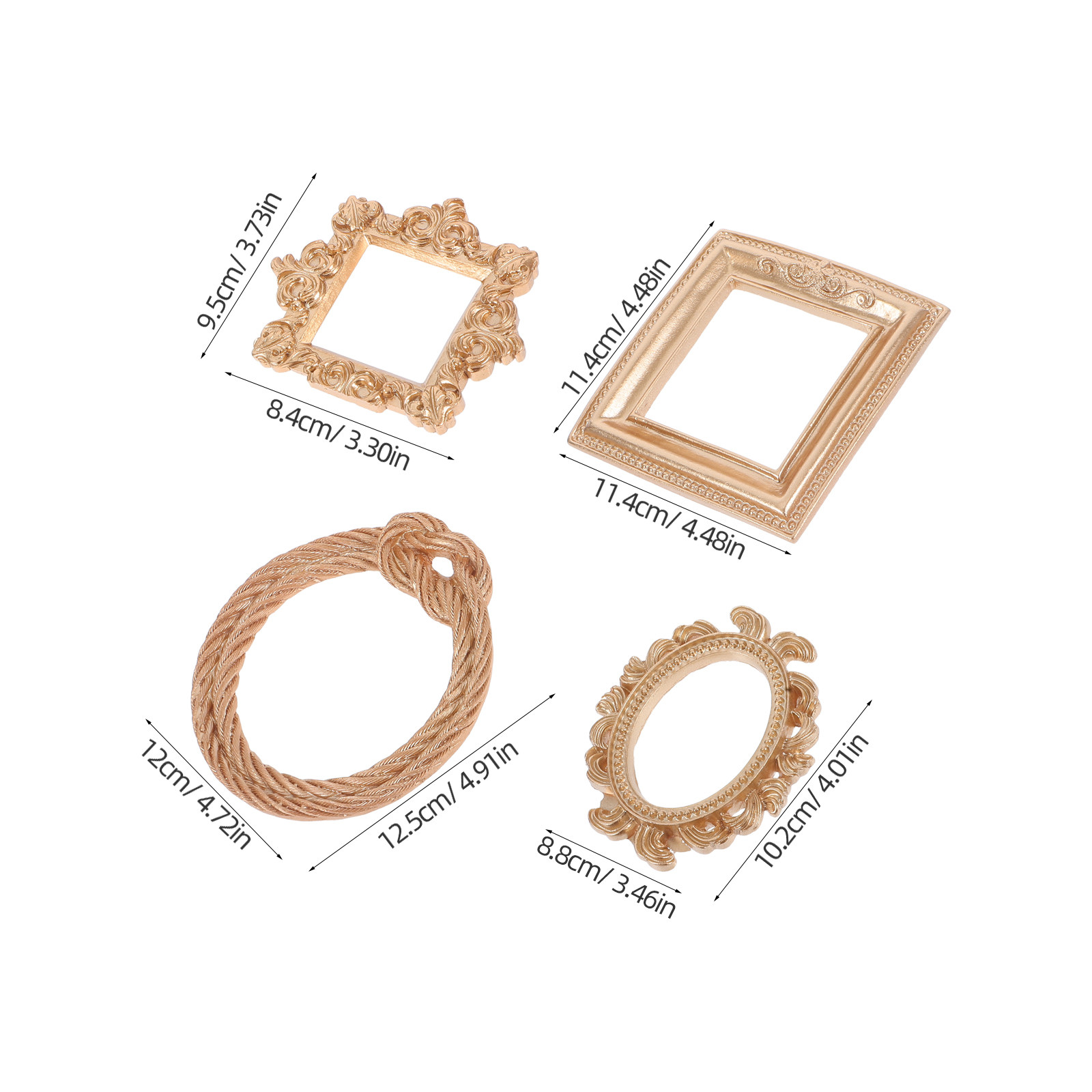 4 Stück Mini Vintage Harz-Bild – Photo Booth Frame Bewertung und Preis