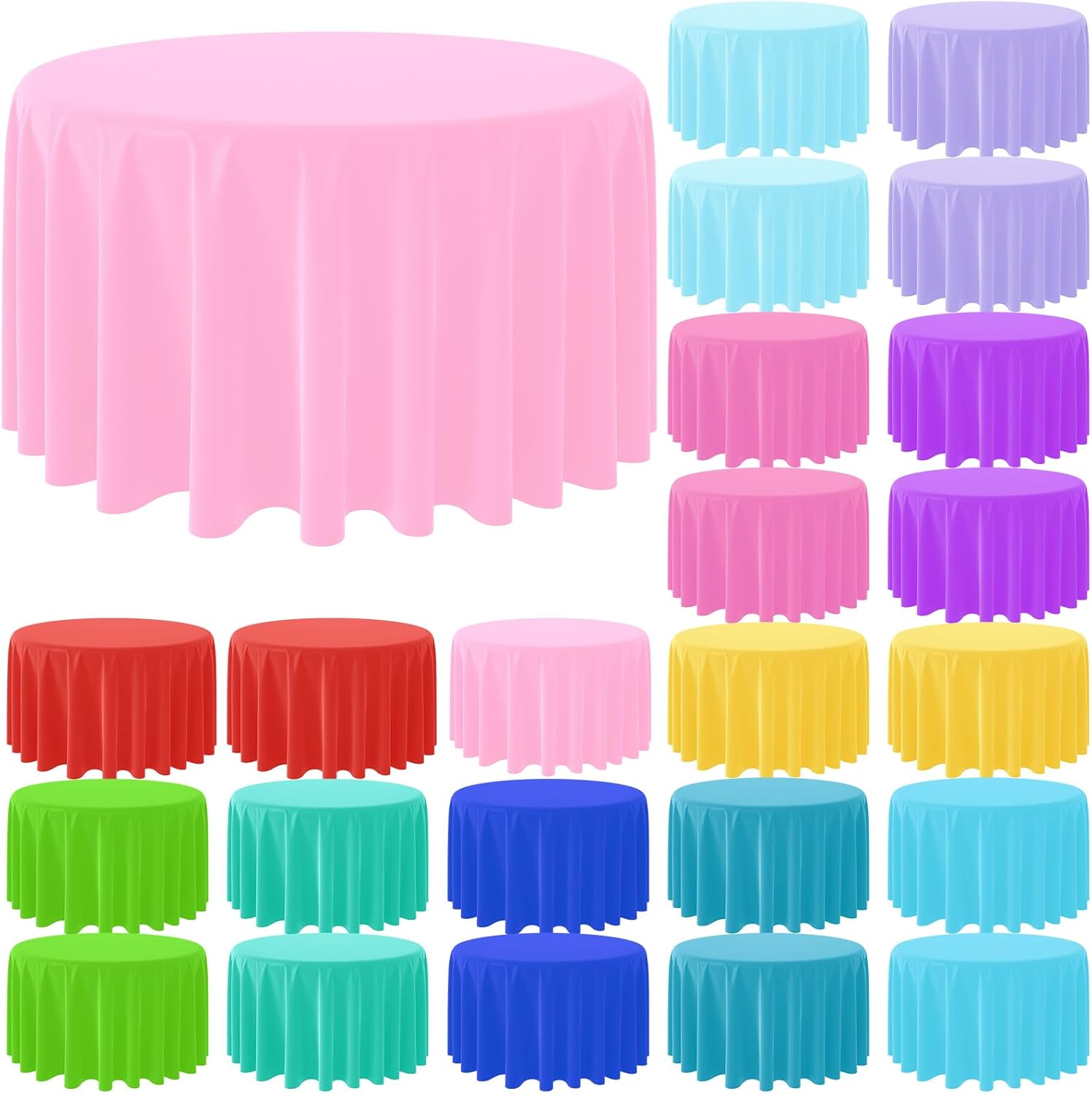 Runde einfarbige Einweg-Tischd – Table Cloth Disposable Bewertung und Preis