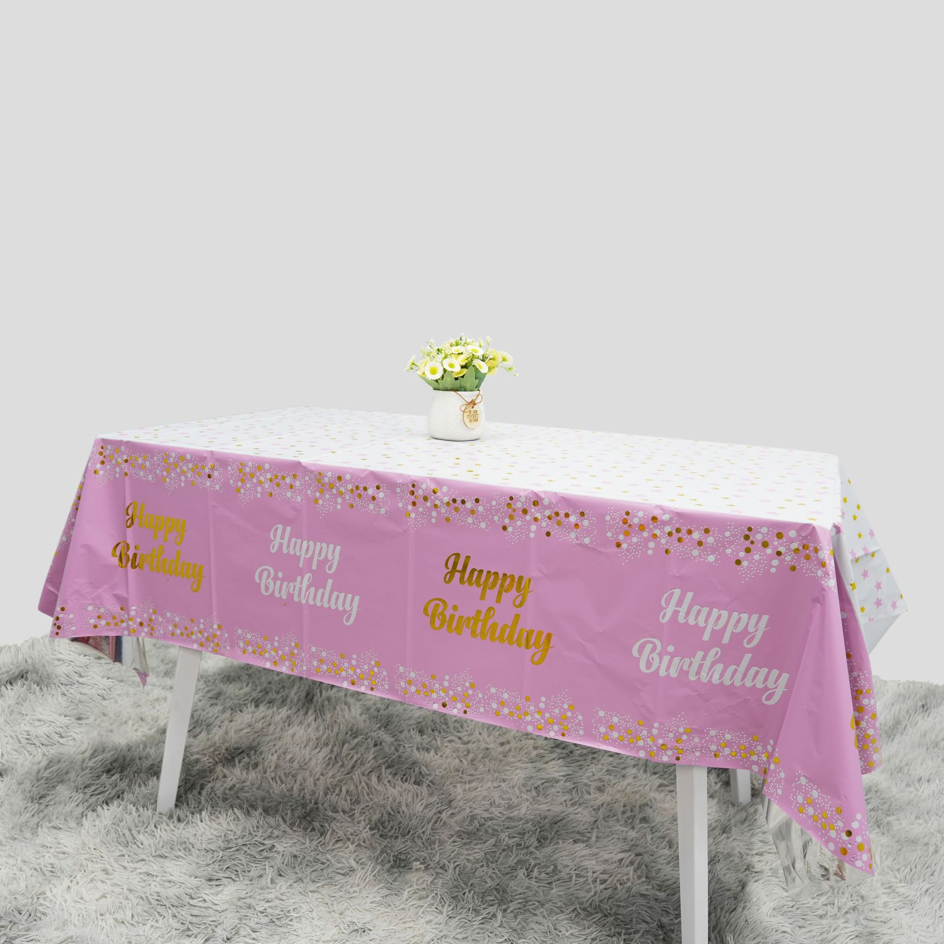 Geburtstags-Einweg-Tischdecke  – Table Cloth Disposable Bewertung und Preis
