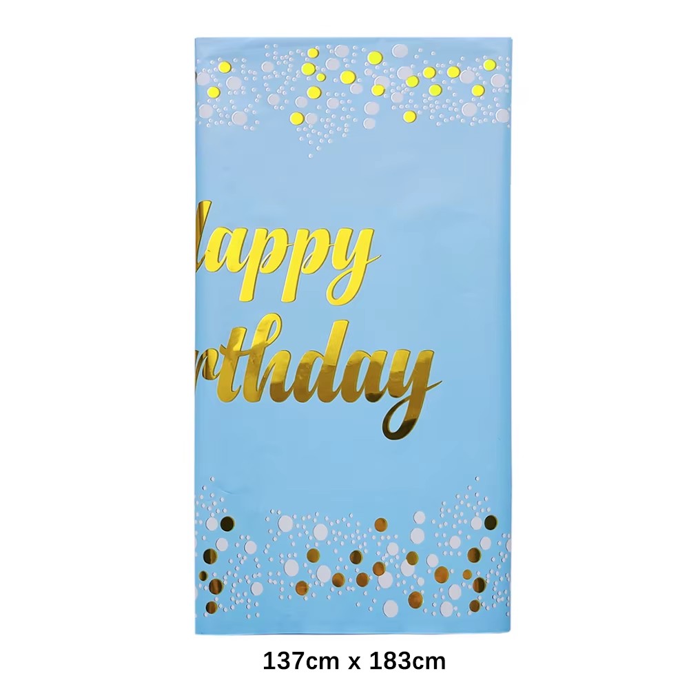 Geburtstags-Einweg-Tischdecke  – Table Cloth Disposable Bewertung und Preis