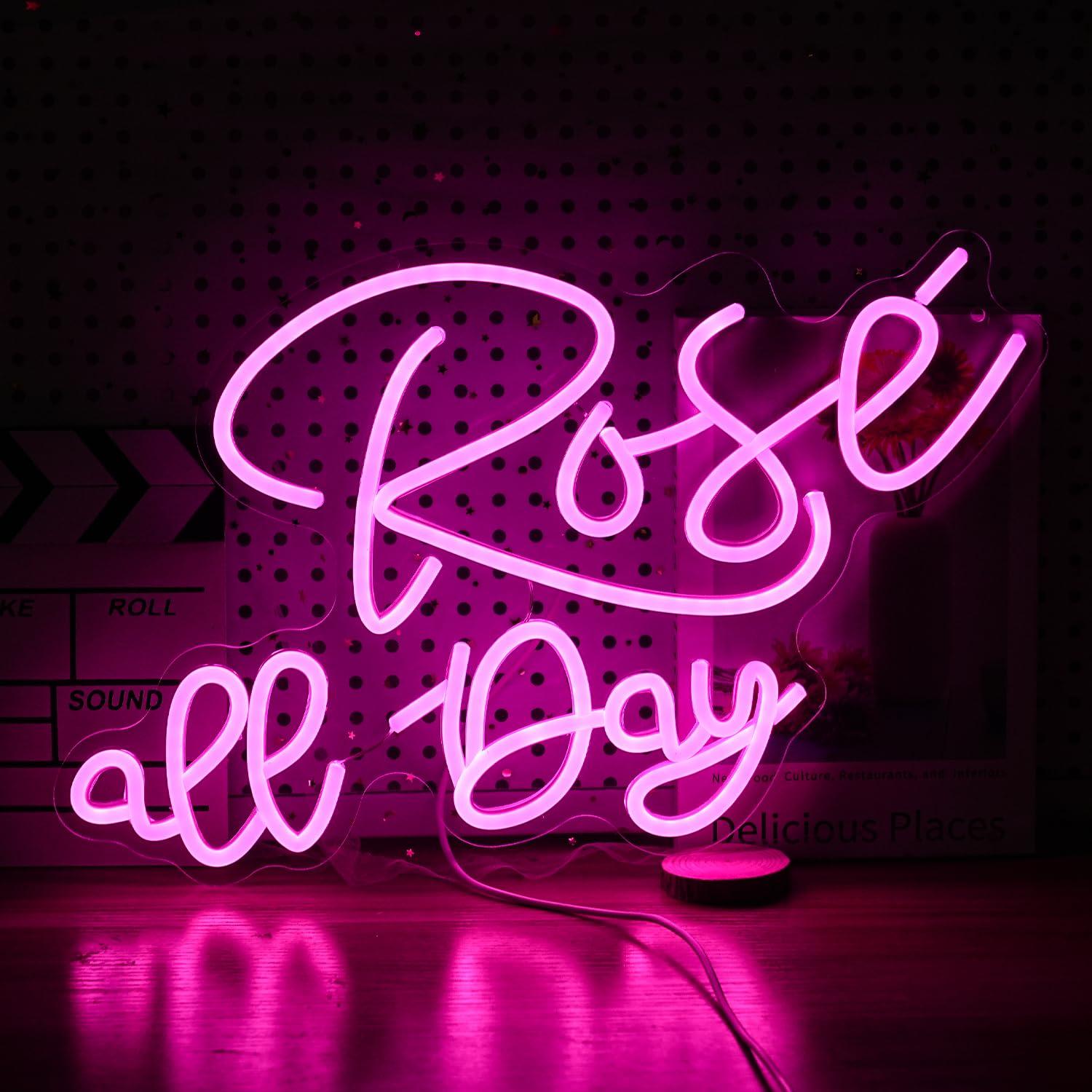 Rose All Day Neonschild, dimmb – Neon Sign Party Bewertung und Preis