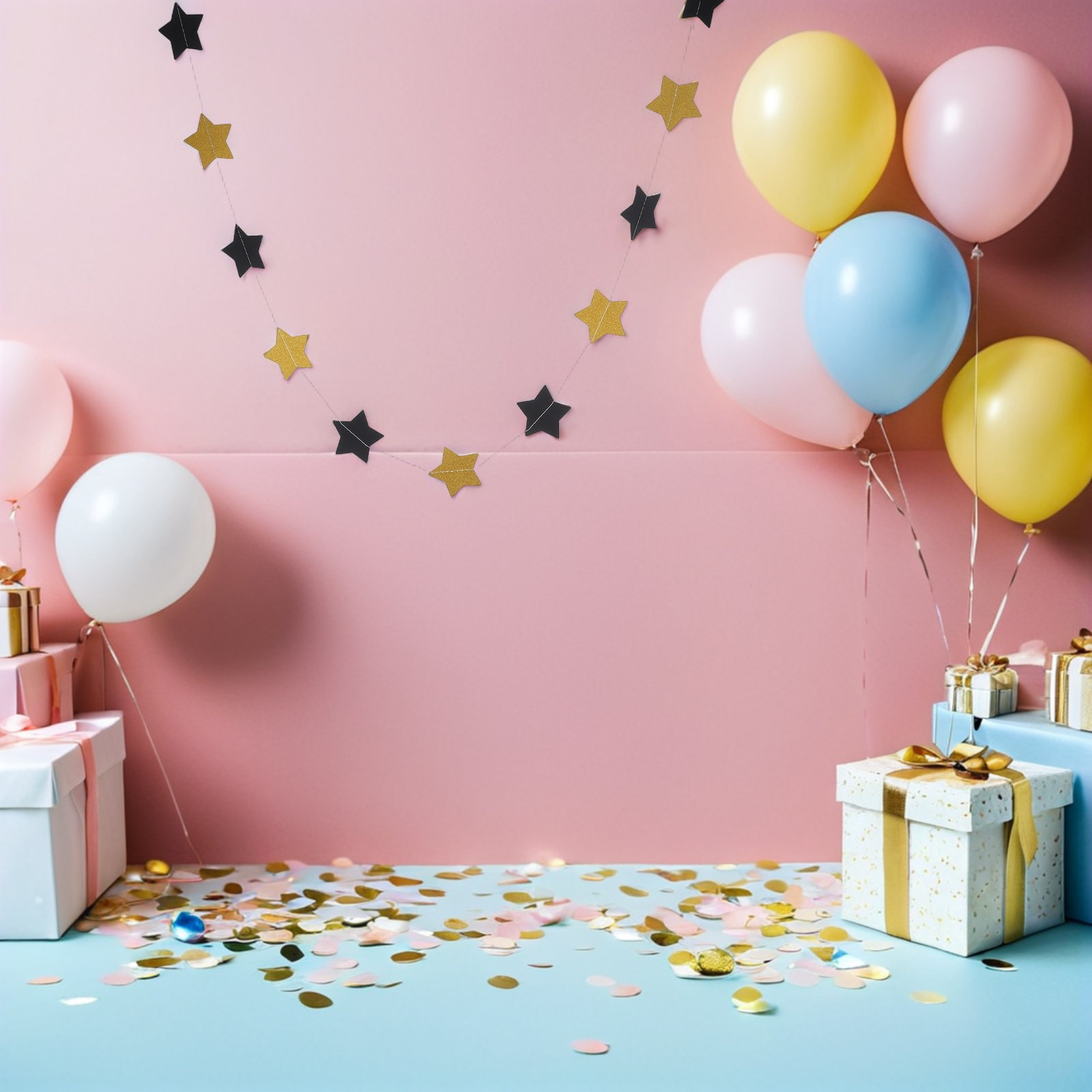 2 Stück Goldene Sternengirland – Party Banner Gold Bewertung und Preis