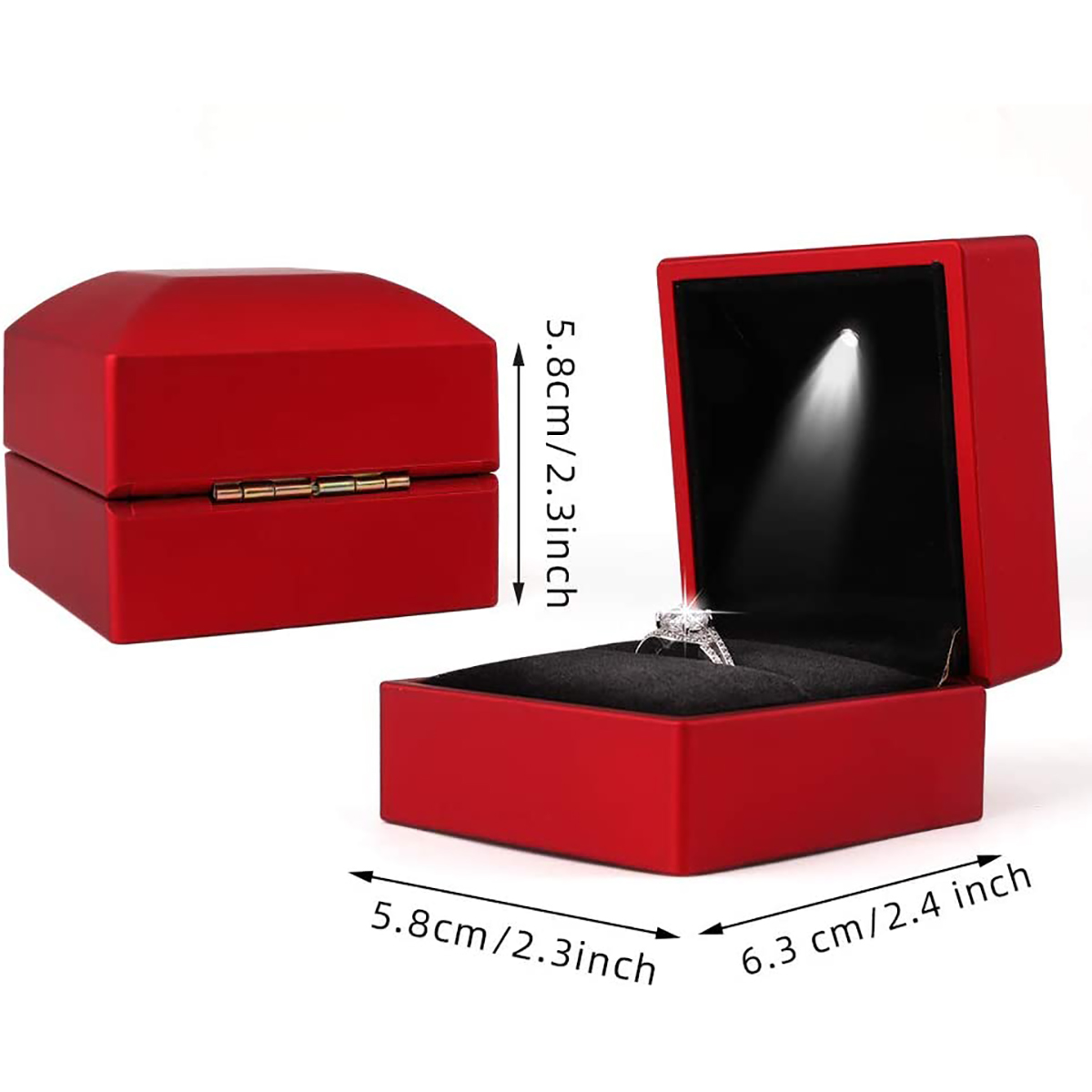 Ringbox mit LED-Licht, Vorschl – Event Z Bewertung und Preis
