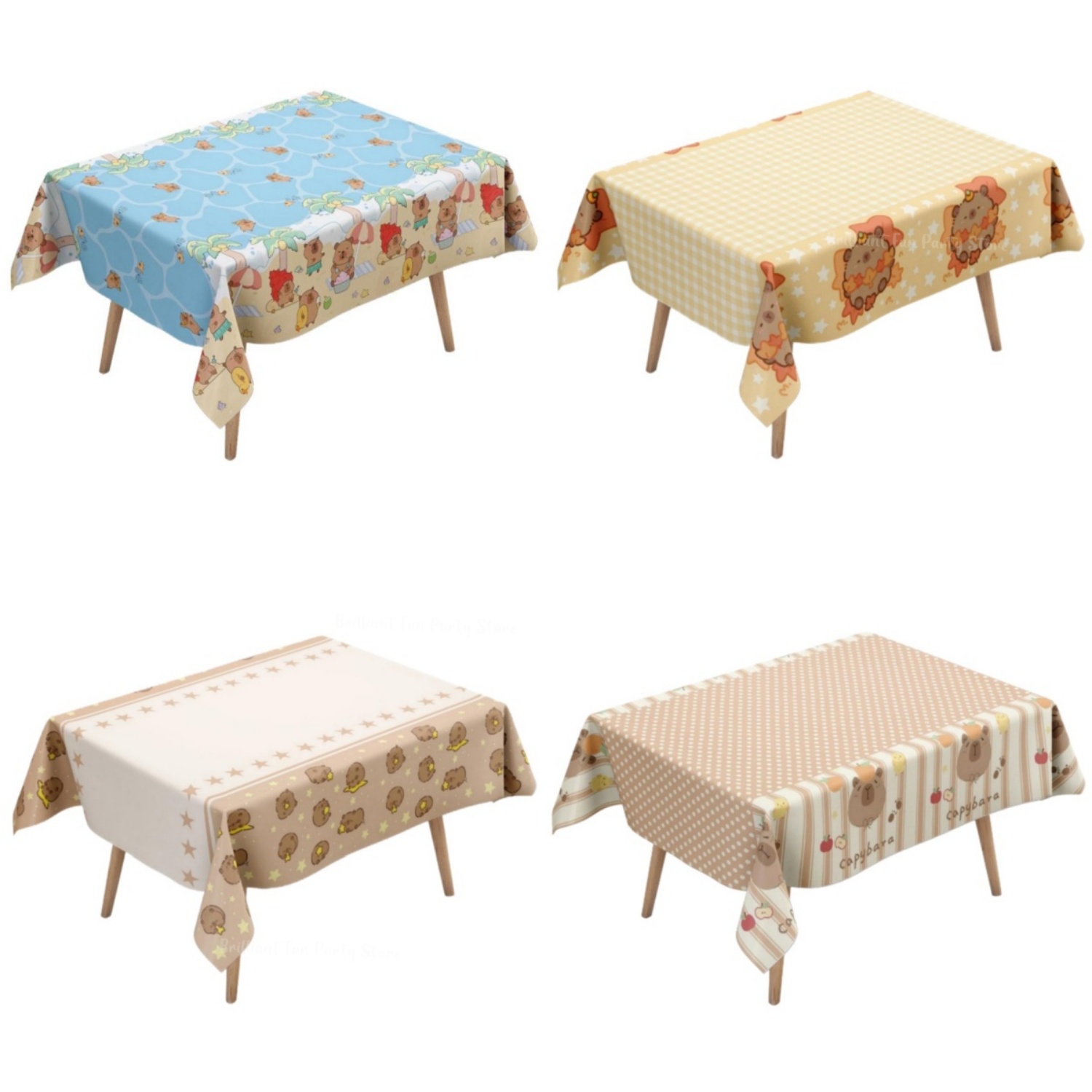 Niedliche Capybara-Tischdecke  – Table Cloth Disposable Bewertung und Preis