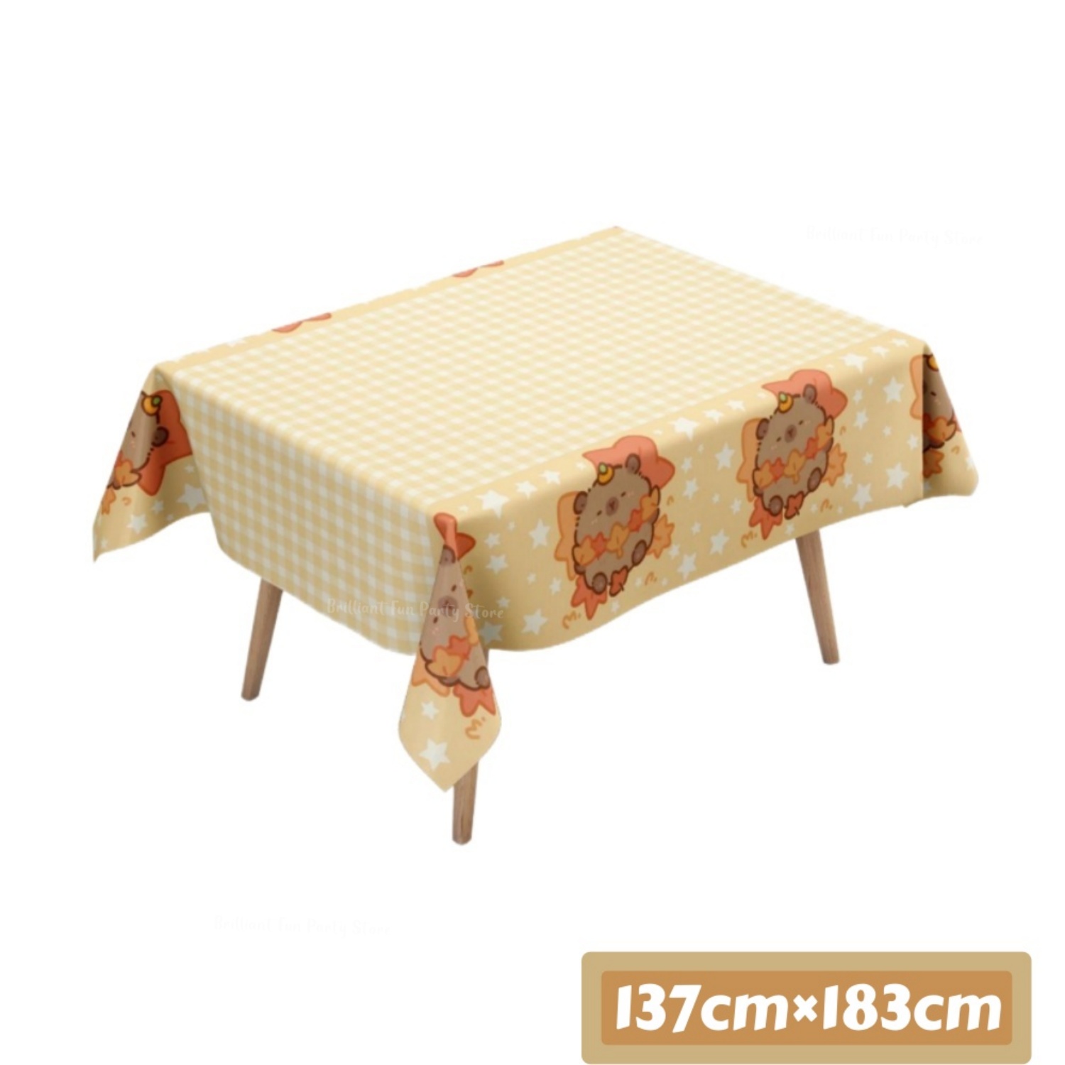 Niedliche Capybara-Tischdecke  – Table Cloth Disposable Bewertung und Preis
